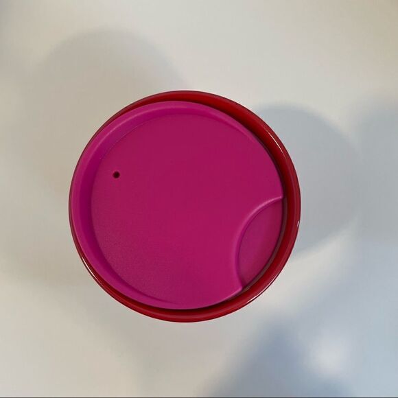 NWT Starbucks Red Fuchsia Pink Hot and Cold Tumbler Cup - Valentines Day Collect - Picture 6 of 6
